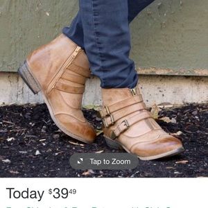 Journee Collection Women’s Ankle Mororcycle Boots